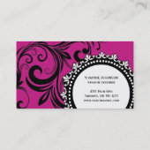 粋なデザイナー名刺 名刺 (裏面)