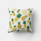 粋なパイナップルパターン クッション (裏面)