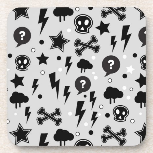 粋なパターン コースター (正面)