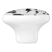 粋なパターン セラミックノブ (側面)