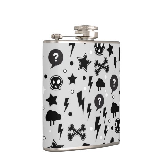 粋なパターン フラスク (右)