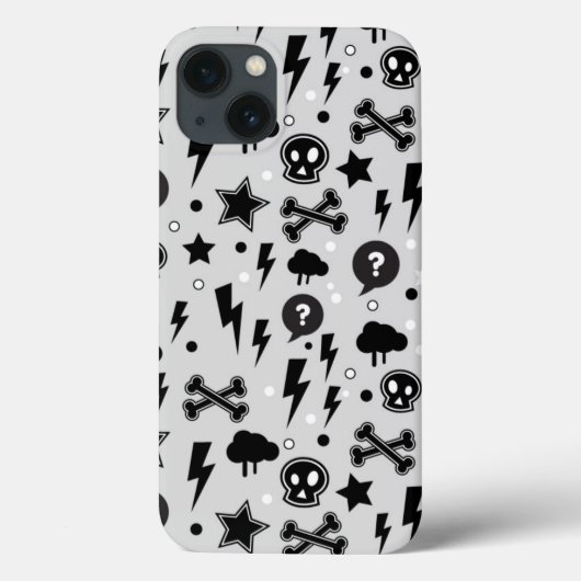 粋なパターン Case-Mate iPhoneケース (裏面)