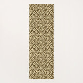 粋なヒョウのプリント ヨガマット (裏面)