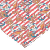 粋なビーチパターン テーブルクロス (アングル)