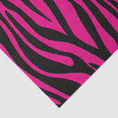 粋なピンクのシマウマのプリントパターンティッシュペーパー 薄葉紙 (詳細)