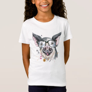 粋なブタ Tシャツ