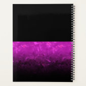 粋なヘアーサロンのモダンな毛および美しい プランナー手帳 (裏面)