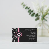 粋なペットサービス 名刺 (スタンド正面)