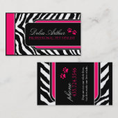 粋なペットスタイリストの名刺 名刺 (正面/裏面)