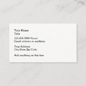 粋なペットテーマ 名刺 (裏面)