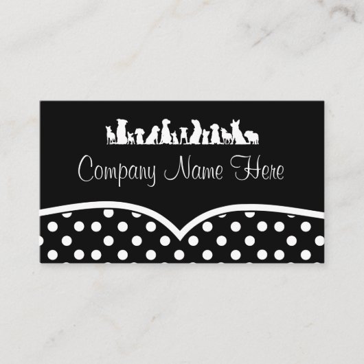 粋なペットテーマ 名刺 (正面)