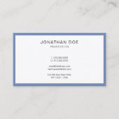 粋なミニマリストのカッコいいの頭が切れるなモダンなデザインの贅沢 名刺 (正面)