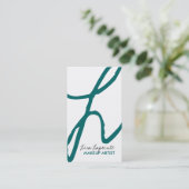 粋なメーキャップアーティストの名刺 名刺 (スタンド正面)