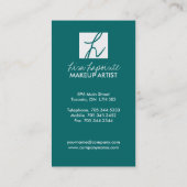 粋なメーキャップアーティストの名刺 名刺 (裏面)
