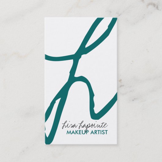 粋なメーキャップアーティストの名刺 名刺 (正面)