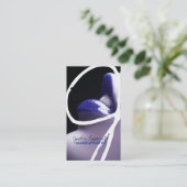 粋なモノグラムの名刺 名刺 (スタンド正面)