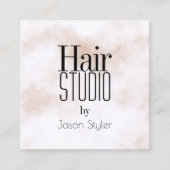 粋な優雅巨人の手紙 スクエア名刺 (正面)