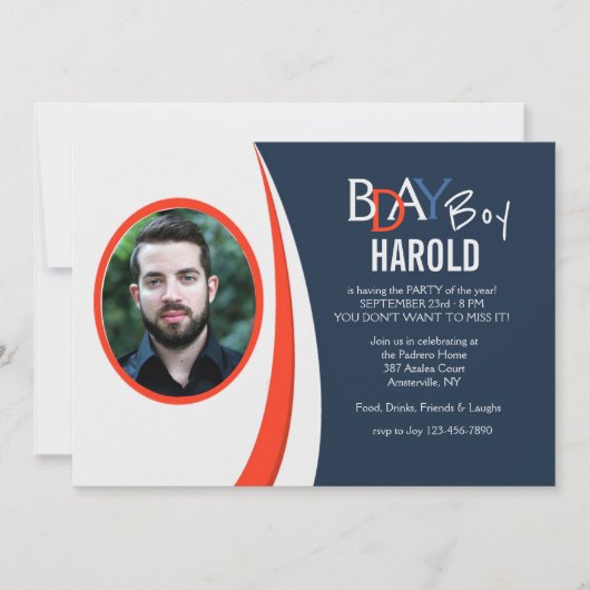 粋な写真の招待状 招待状 (正面)