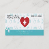 粋な医学の名刺 名刺 (裏面)