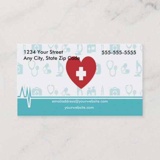 粋な医学の名刺 名刺 (裏面)