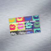 粋な唇の三色 マグネット名刺 (インサイチュ)