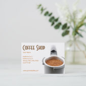 粋な喫茶店の名刺 名刺 (スタンド正面)