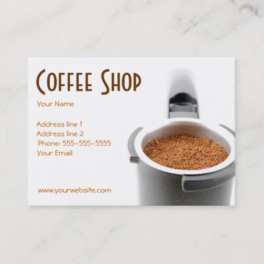 粋な喫茶店の名刺 名刺 (正面)