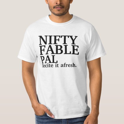 粋な寓話の友達のワイシャツ Tシャツ (正面)