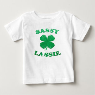 粋な少女;ラッシーのセントパトリックの日 ベビーTシャツ