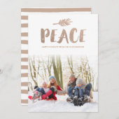 粋な平和休日の写真カード シーズンカード (正面/裏面)