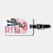 粋な態度の荷物のラベル ラゲッジタグ (正面横)