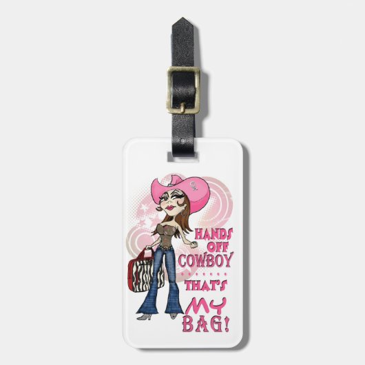 粋な態度の荷物のラベル ラゲッジタグ (正面縦)