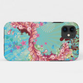粋な水のピンクの海の渦巻のiphone 5の場合 Case-Mate iPhoneケース (裏面(横))
