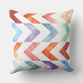 粋な水彩画の矢の枕 クッション (裏面)