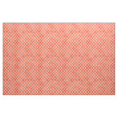 粋な炎のオレンジ水彩画のクローバーパターン ファブリック (ヤード)