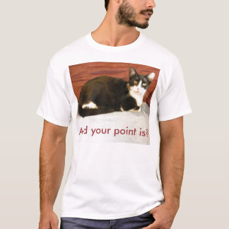 粋な猫 Tシャツ