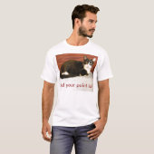 粋な猫 Tシャツ (正面フル)