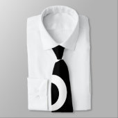 粋な白黒レトロのデザイン。 カスタム ネクタイ (タイ)