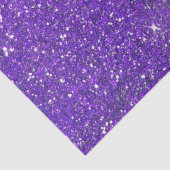 粋な紫色のきらめくなグリッターの輝き 薄葉紙 (詳細)