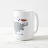 粋な給水栓のマグ コーヒーマグカップ (正面右)