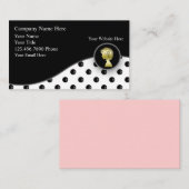 粋な美容院の名刺 名刺 (正面/裏面)