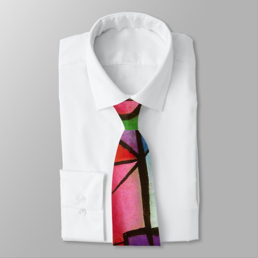 粋な色の抽象芸術の手描きの首のタイ ネクタイ (タイ)