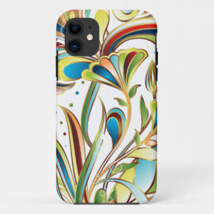 粋な花のiPhone 5の場合 iPhone 11 ケース