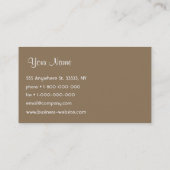 粋な花柄の名刺 名刺 (裏面)