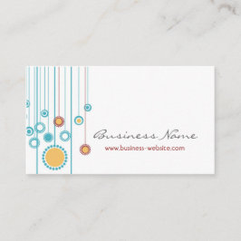 粋な花柄の名刺 名刺