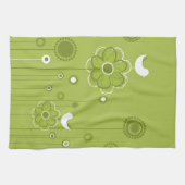 粋な花柄 キッチンタオル (横)