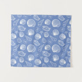 粋な貝殻パターン タペストリー (正面(横))