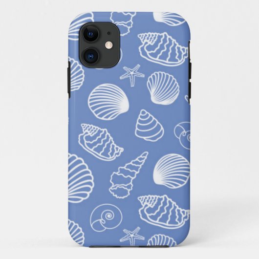 粋な貝殻パターン Case-Mate iPhoneケース (裏面)