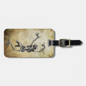 粋な踊りの骨組 ラゲッジタグ (正面横)