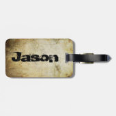 粋な踊りの骨組 ラゲッジタグ (裏面横)